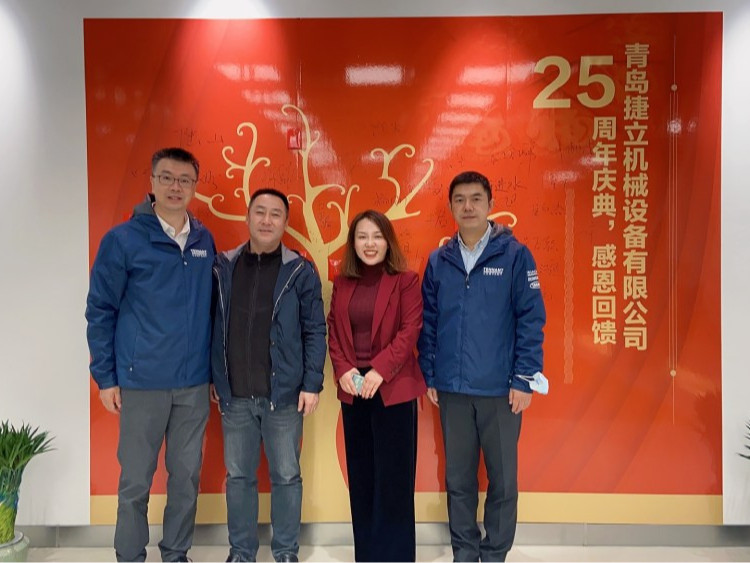 坦能集團(tuán)中國區(qū)總經(jīng)理走訪青島捷立機(jī)械：共謀發(fā)展，共創(chuàng)輝煌