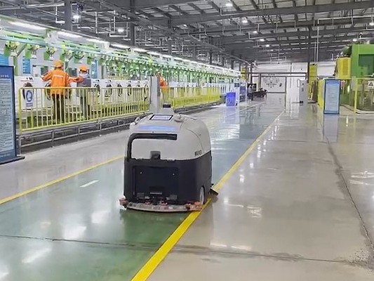 坦力清潔機(jī)器人：人力下崗，智能上崗，科技車間新玩法